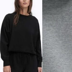 NWT Reigning Champ Lightweight Terry Cut-off Crewneck Heather Grey